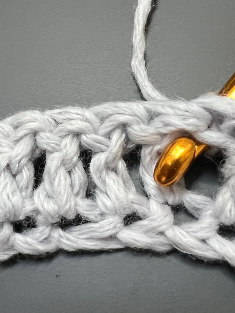 Back Post Double Crochet - Fig 1